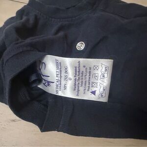 Black Medical Pet Shirt for Dogs